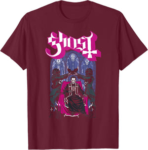 Ghost - Crowned T-Shirt - T-Shirt | Maroon