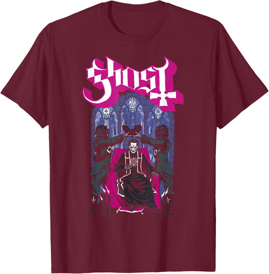 Ghost - Crowned T-Shirt - T-Shirt | Maroon
