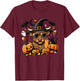 Halloween Highland Cow , Cute Witch Spooky Halloween Cow T-Shirt - T-Shirt | Maroon