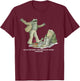 We Must Stop Eating Frog Funny Meme Retro Men Women T-Shirt - T-Shirt | Maroon