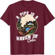 A Pipe is a Haven of Calm for Tobacco Connoisseurs T-Shirt - T-Shirt | Maroon