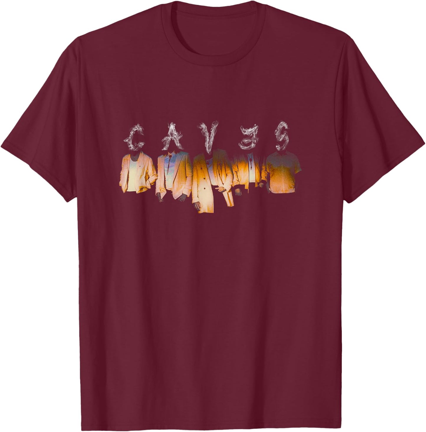 NEEDTOBREATHE Black Men's Classic Fit Caves Album T-Shirt - T-Shirt | Maroon