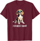 & Sunglasses Funny Do What I Want Beagle Lover T-Shirt - T-Shirt | Maroon