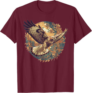 Hawks Hawk T-Shirt - T-Shirt | Maroon