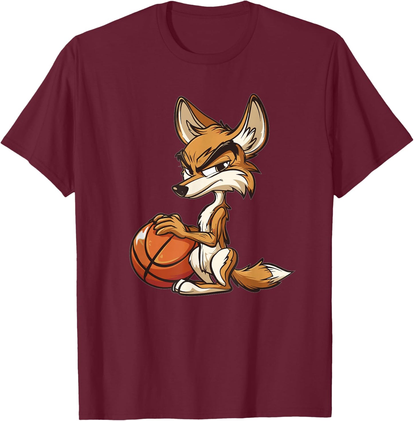 Kids Basketball Coyote T-Shirt - T-Shirt | Maroon