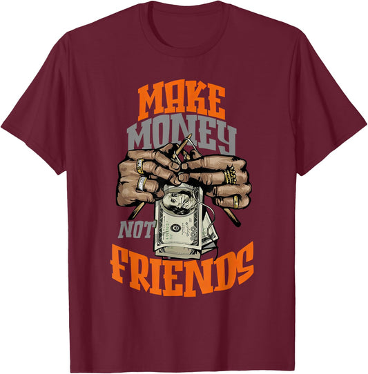 Olive Army Solar Orange Color Match T-Shirt - T-Shirt | Maroon