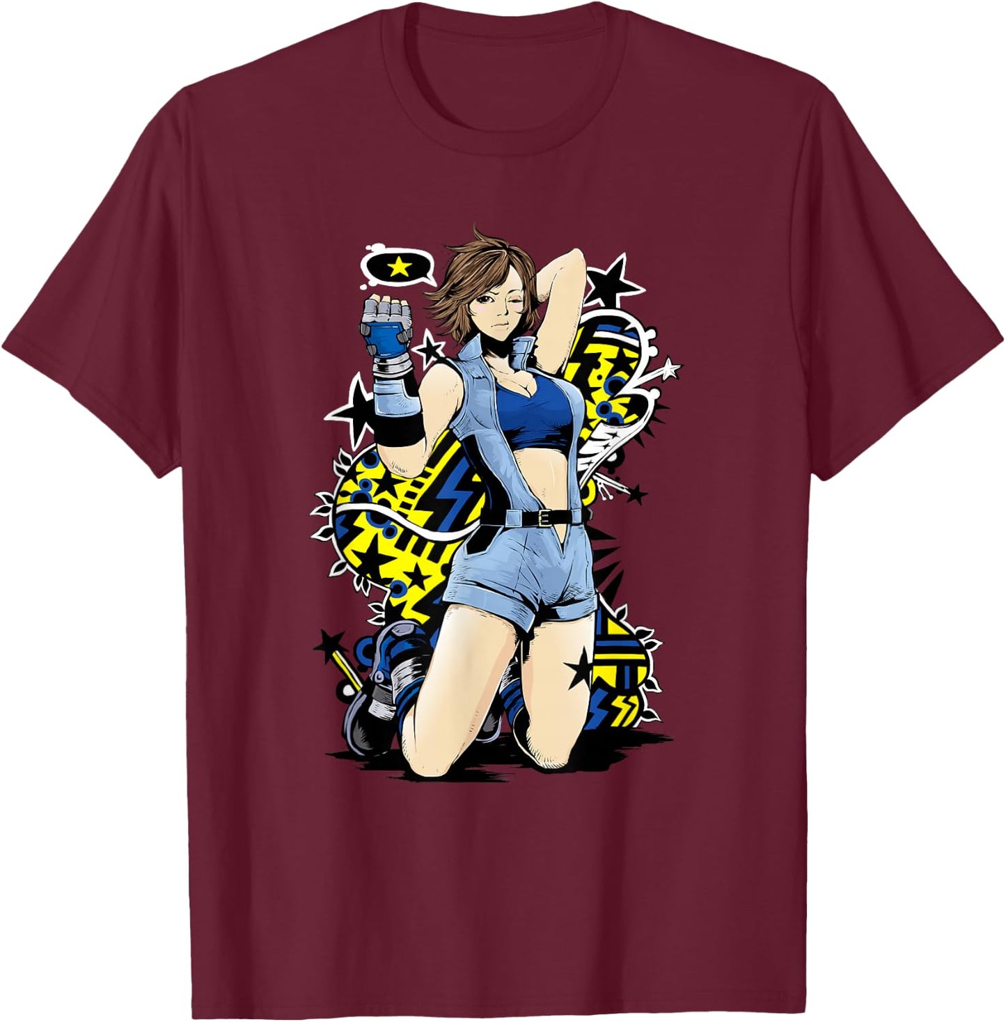 TEKKEN7 Asuka 002 T-Shirt - T-Shirt | Maroon
