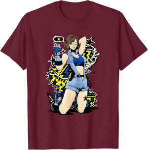 TEKKEN7 Asuka 002 T-Shirt - T-Shirt | Maroon
