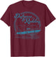 Retro Vintage Dufresne and Redding Fishing Charters Lover T-Shirt - T-Shirt | Maroon