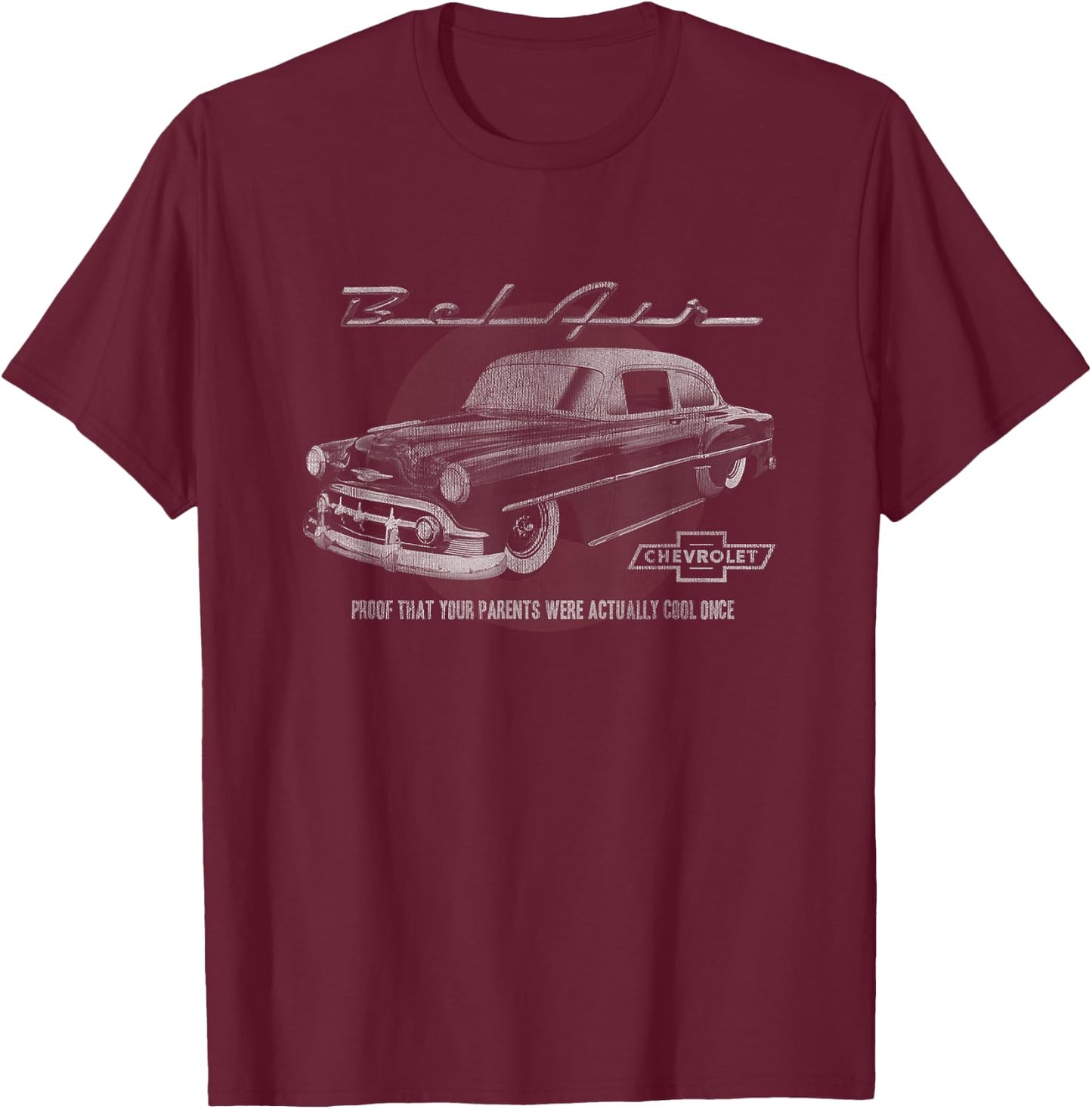 Chevrolet Bel Air | #24065 T-Shirt - T-Shirt | Maroon