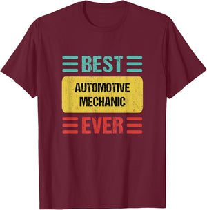 Automotive Mechanic T-Shirt - T-Shirt | Maroon
