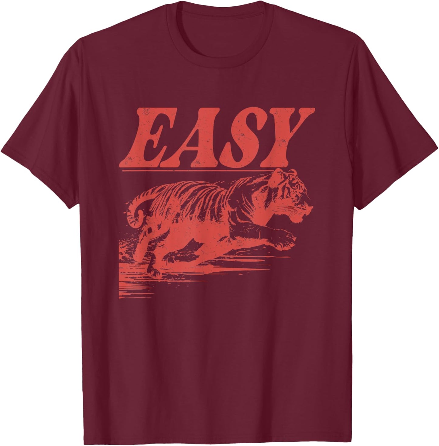 Easy Tiger T-Shirt - T-Shirt | Maroon