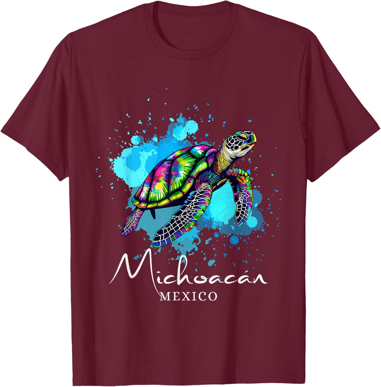 Michoacán Mexico Souvenir T-Shirt - T-Shirt | Maroon