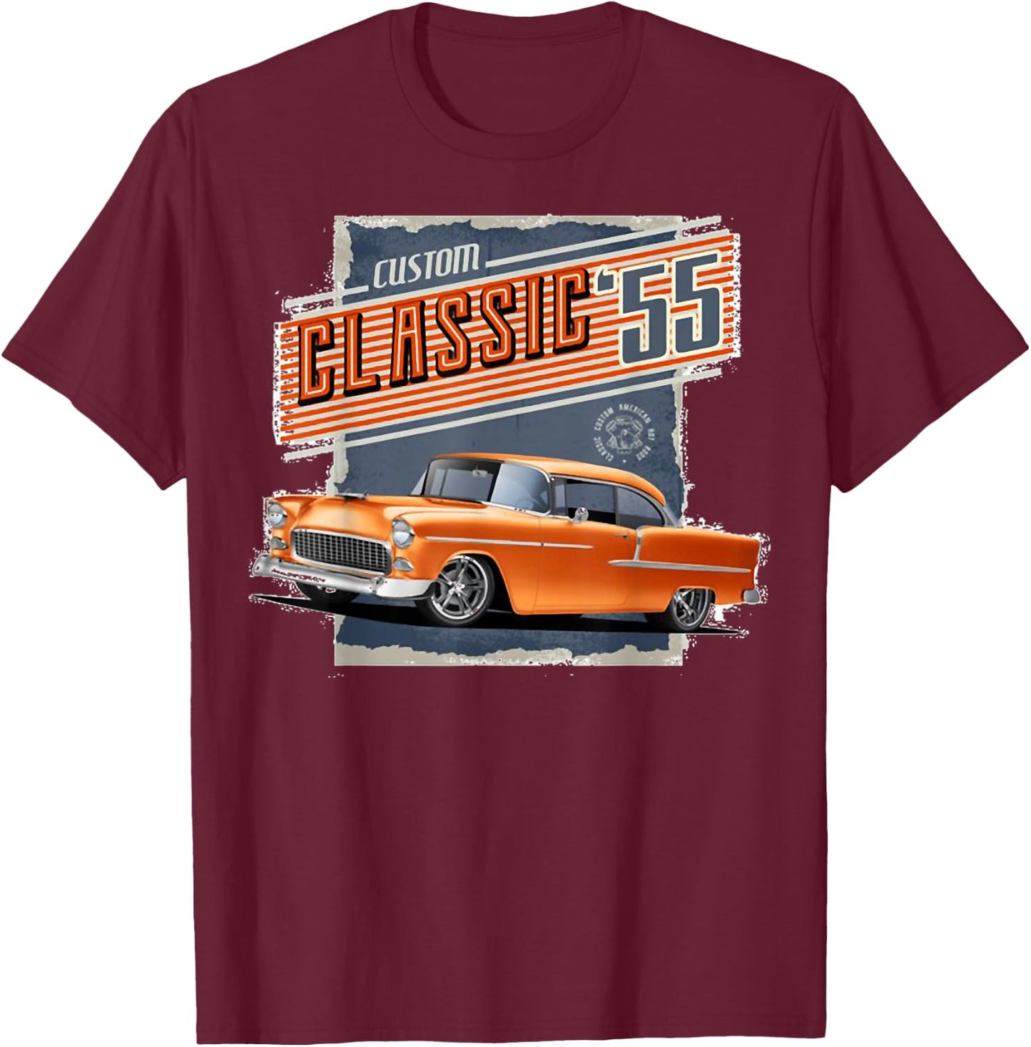 55 56 57 Chevys Truck vintage cars T-Shirt - T-Shirt | Maroon