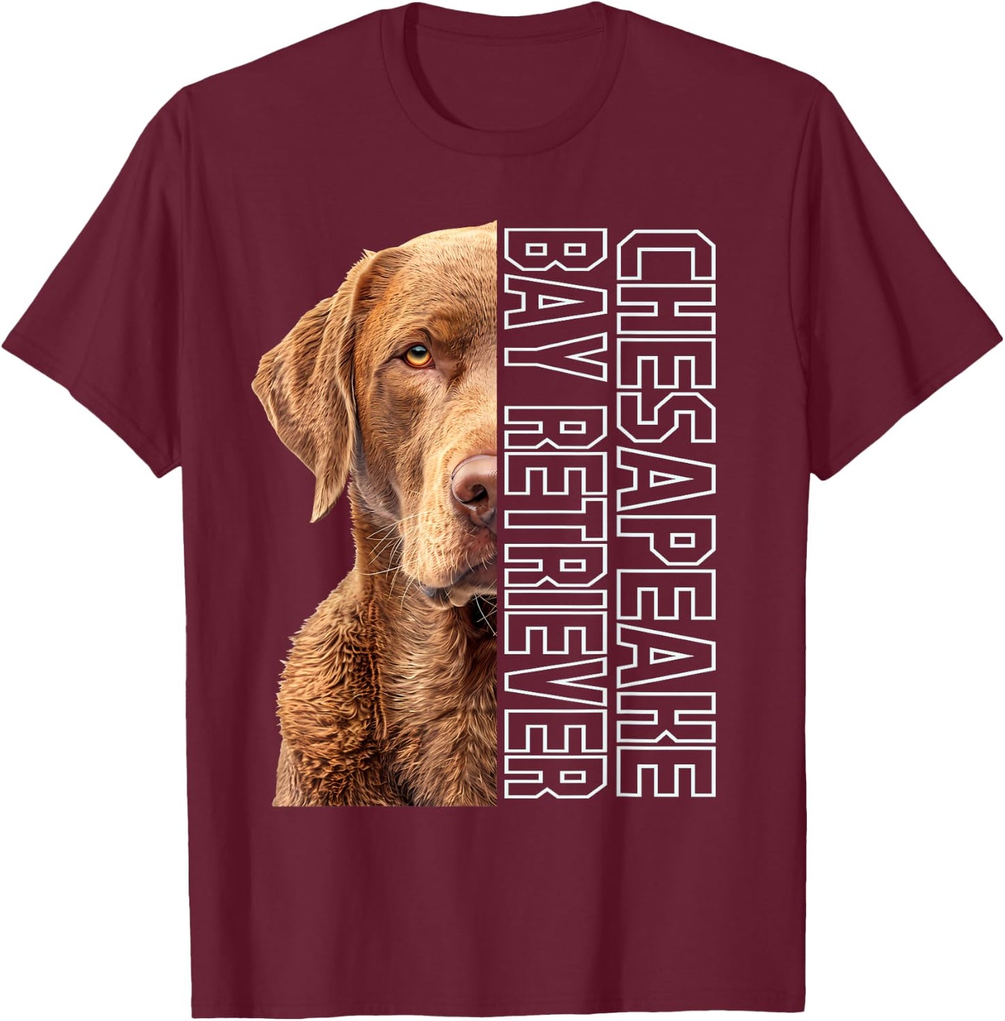 Chesapeake Bay Retriever T-Shirt - T-Shirt | Maroon