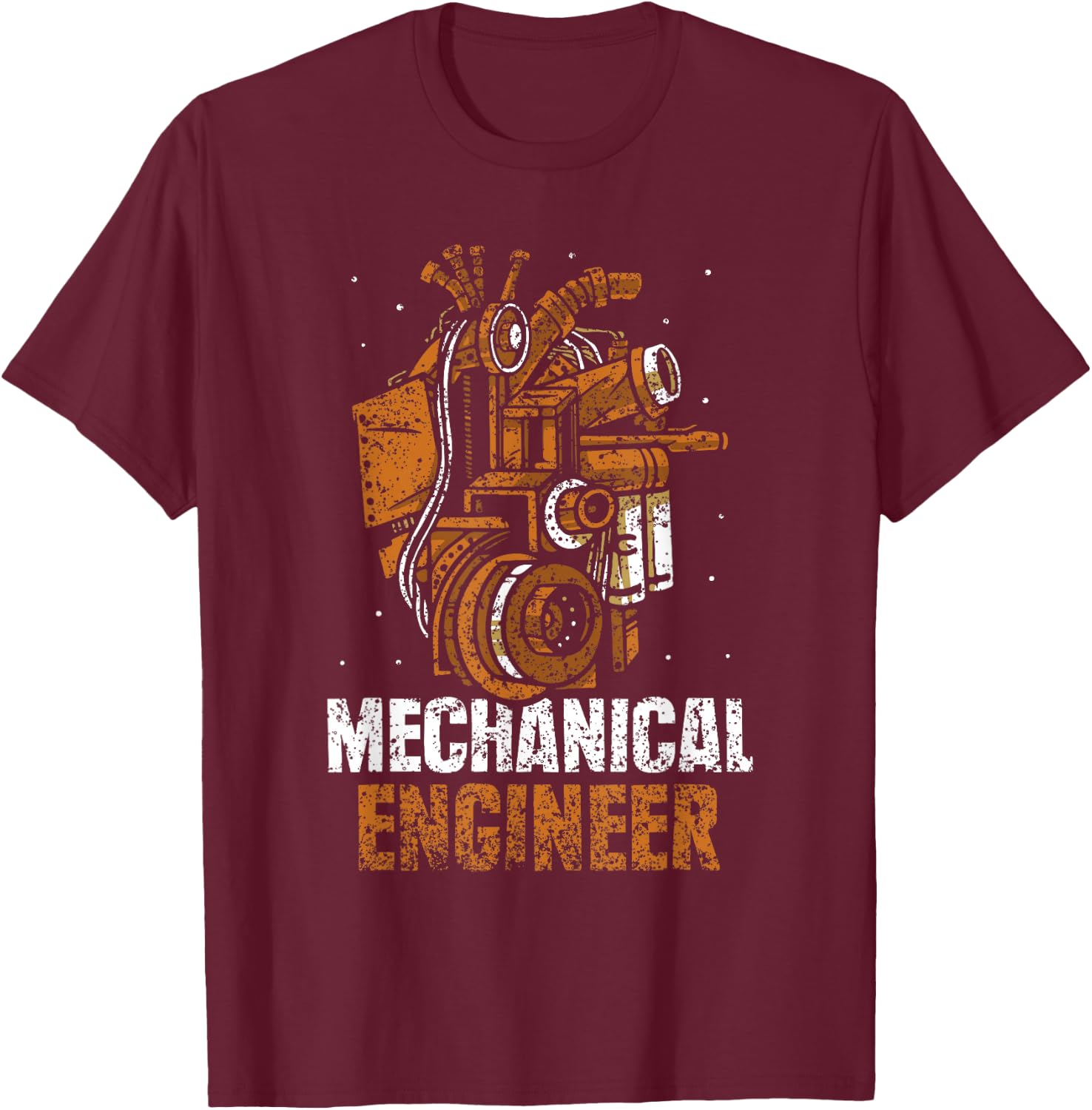 Mechanical Engineer Study Graduate Engineering Student T-Shirt - T-Shirt | Maroon