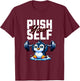 Funny Penguin Fitness Zoo Weightlifting- Penguin Lovers T-Shirt - T-Shirt | Maroon