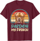 French Mastiff - Adults - Black - Small - Short Sleeve - - Dog Lovers T-Shirt - T-Shirt | Maroon
