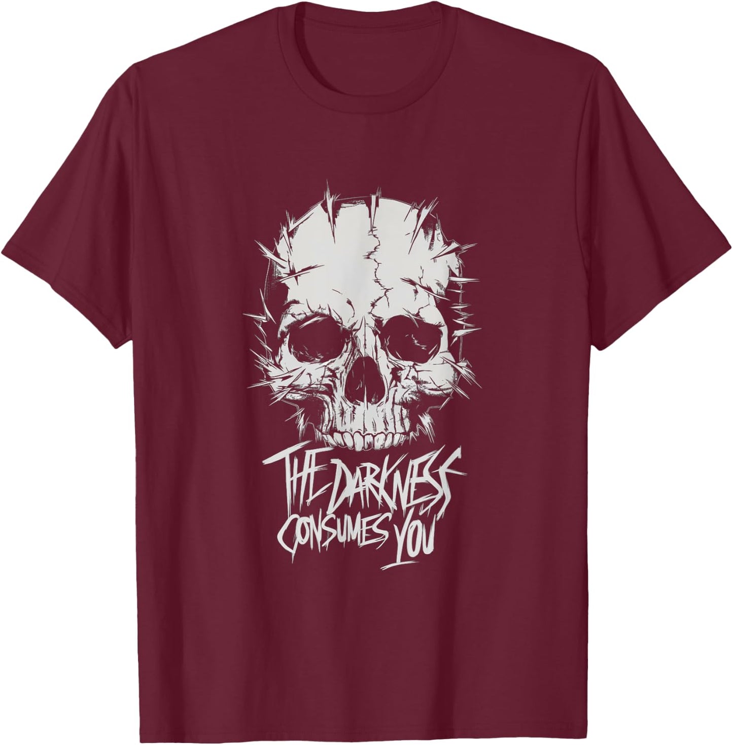 The Darkness Consumes You - Online Raid Gamer Guardian T-Shirt - T-Shirt | Maroon