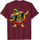 Dabbing Pumpkin Braces Dentist Orthodontics Halloween Dental T-Shirt - T-Shirt | Maroon