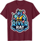 River Rat, River Adventures, River Rat T-Shirt - T-Shirt | Maroon