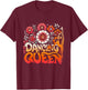 Dancing a Queen Dancing Vintage 70s 80s For Dance Parties T-Shirt - T-Shirt | Maroon