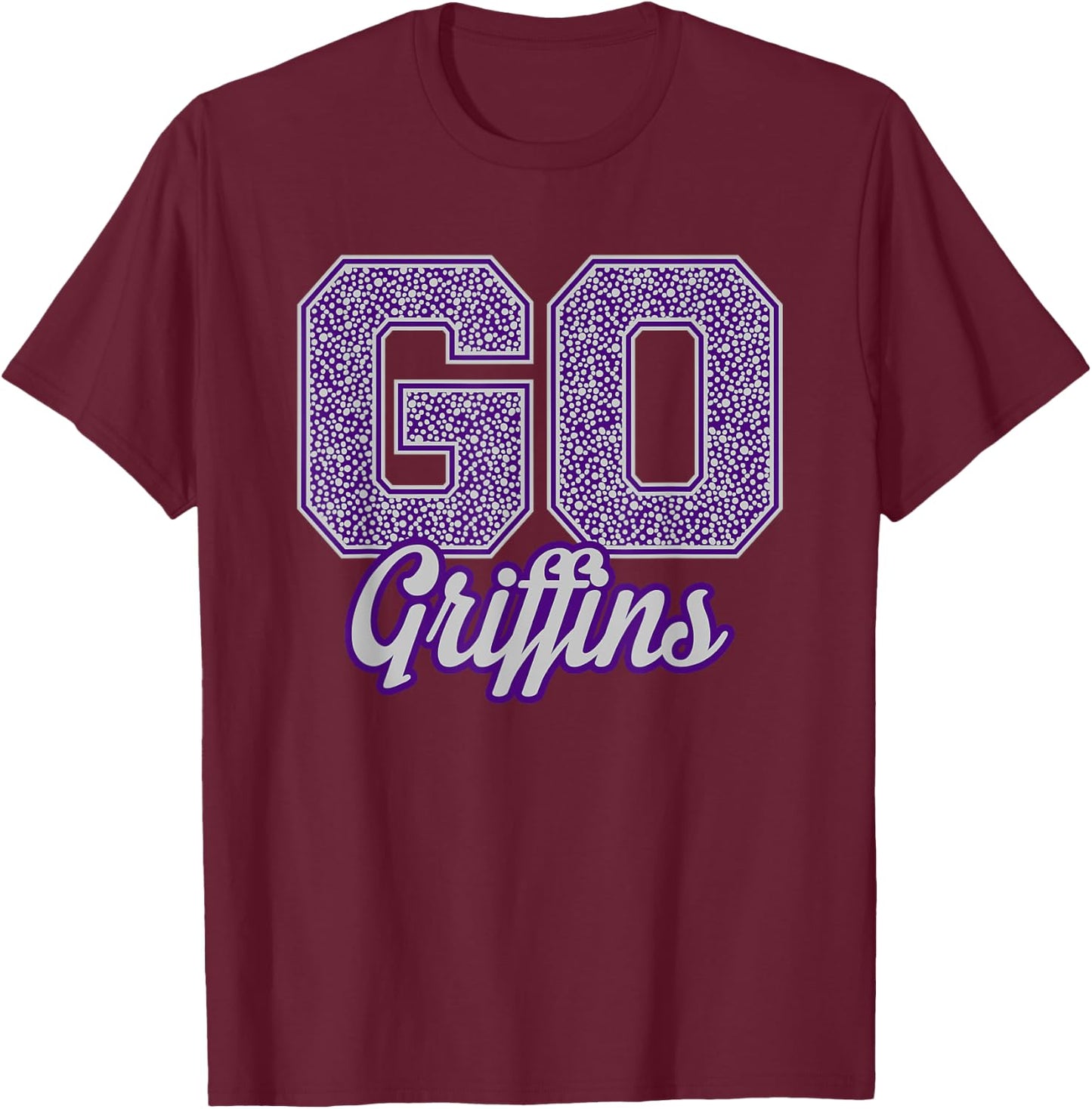 Dutchtown Griffins GO! School Pride T-Shirt - T-Shirt | Maroon