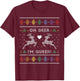 Funny Ugly Christmas Oh Deer I'm Queer T-Shirt - T-Shirt | Maroon