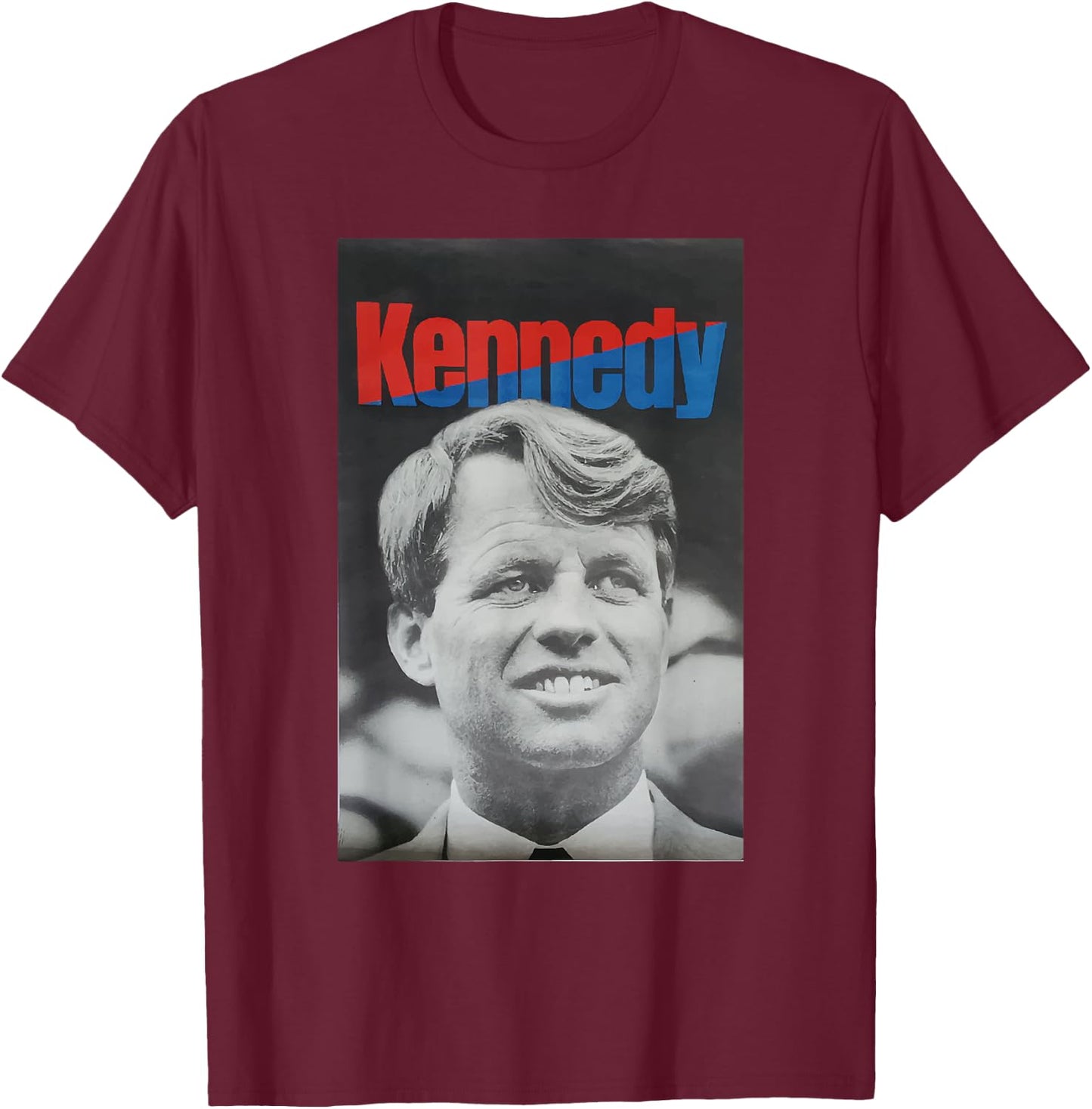 Robert F. Kennedy Campaign Poster T-Shirt - T-Shirt | Maroon