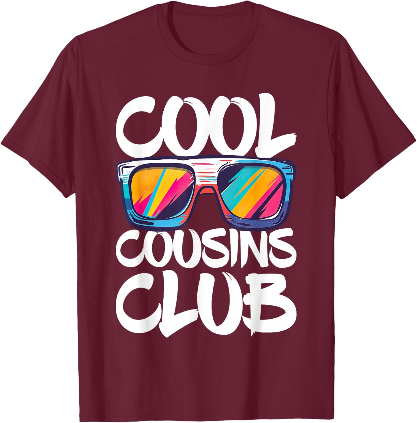 Cool Cousins Club Shirt Boy Girl Cousin Crew Matching T-Shirt - T-Shirt | Maroon