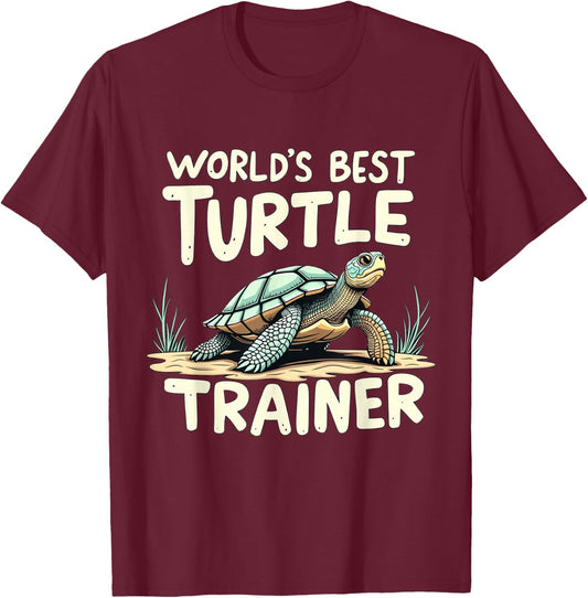 Ultimate Turtle Trainer Enthusiasts Apparel T-Shirt - T-Shirt | Maroon