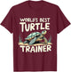 Ultimate Turtle Trainer Enthusiasts Apparel T-Shirt - T-Shirt | Maroon