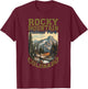 U.S. National Parks Vintage Travel Souvenir -Adults, -Kids Black Small Retro National Park T-Shirt - T-Shirt | Maroon