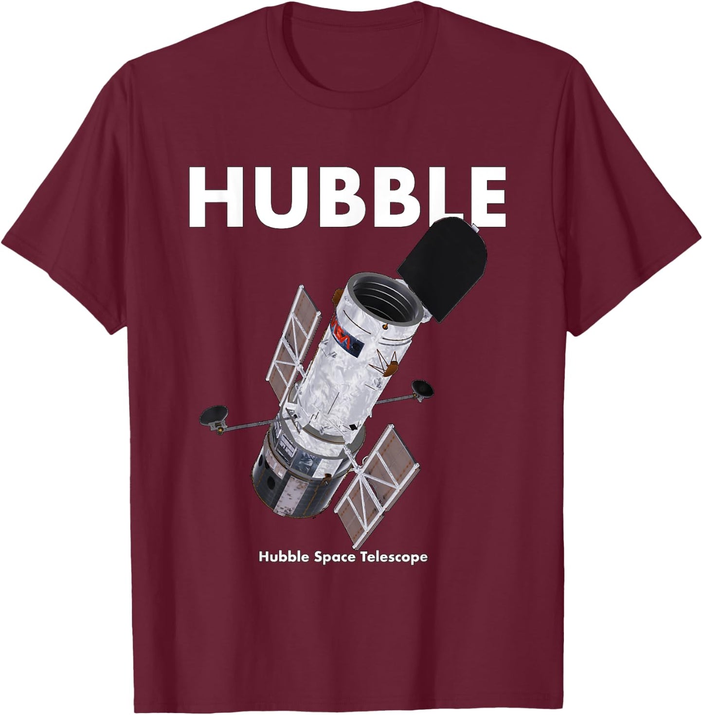 Hubble Space Telescope T-Shirt - T-Shirt | Maroon