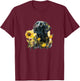 Cute Black Lab Black Labrador Retriever Puppy Dog Mom Animal T-Shirt - T-Shirt | Maroon