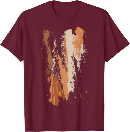 Orange Black White Artwork
