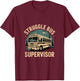 Struggle Bus Supervisor School Transportation Driver T-Shirt - T-Shirt | Maroon