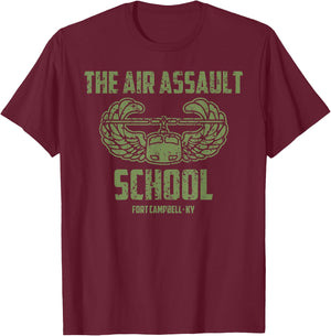 Sabalauski Air Assault School TSAAS US Army 101st Airborne T-Shirt - T-Shirt | Maroon
