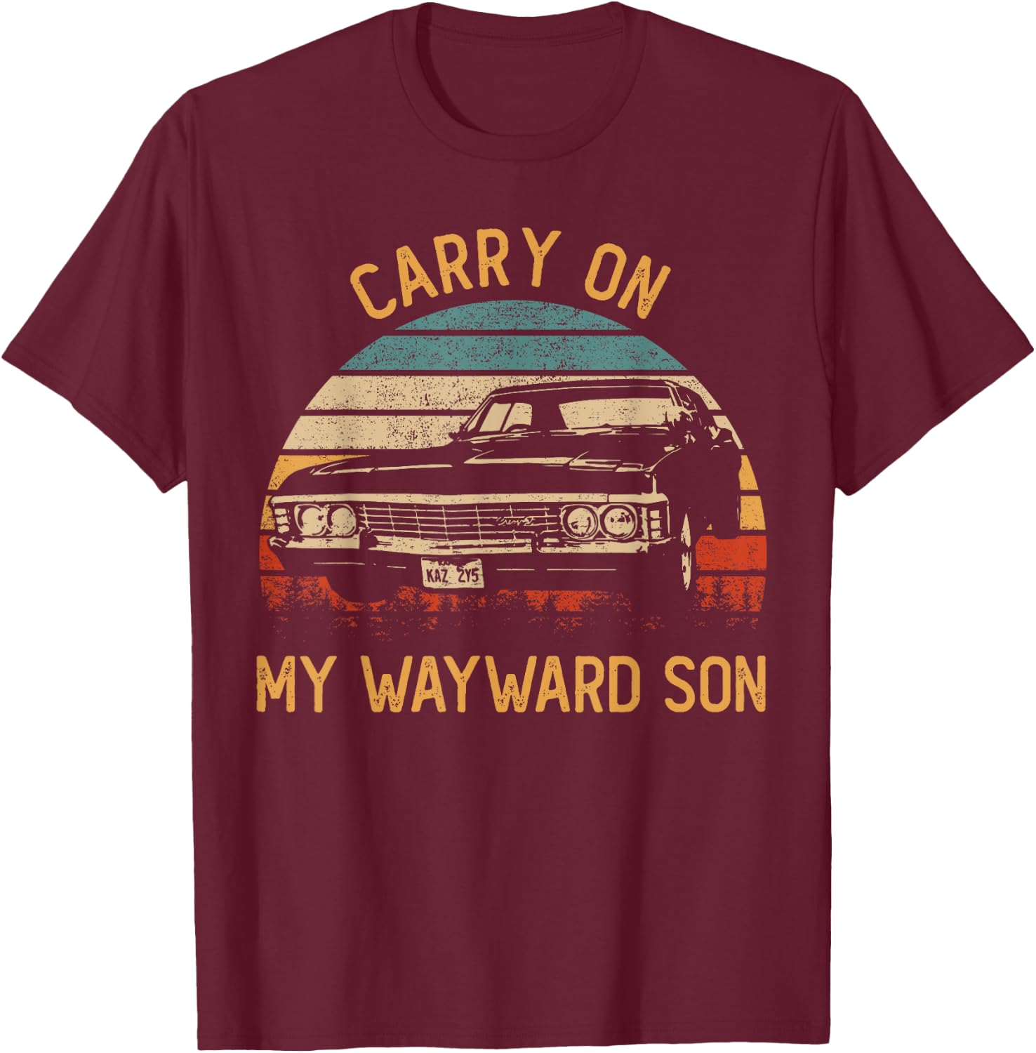 Carry On Classic Art My Wayward Funny Movie Graphic Son T-Shirt - T-Shirt | Maroon