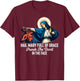 Hail Mary Full of Grace Punch the Devil in the Face Catholic T-Shirt - T-Shirt | Maroon