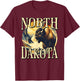 North Dakota T-Shirt - T-Shirt | Maroon
