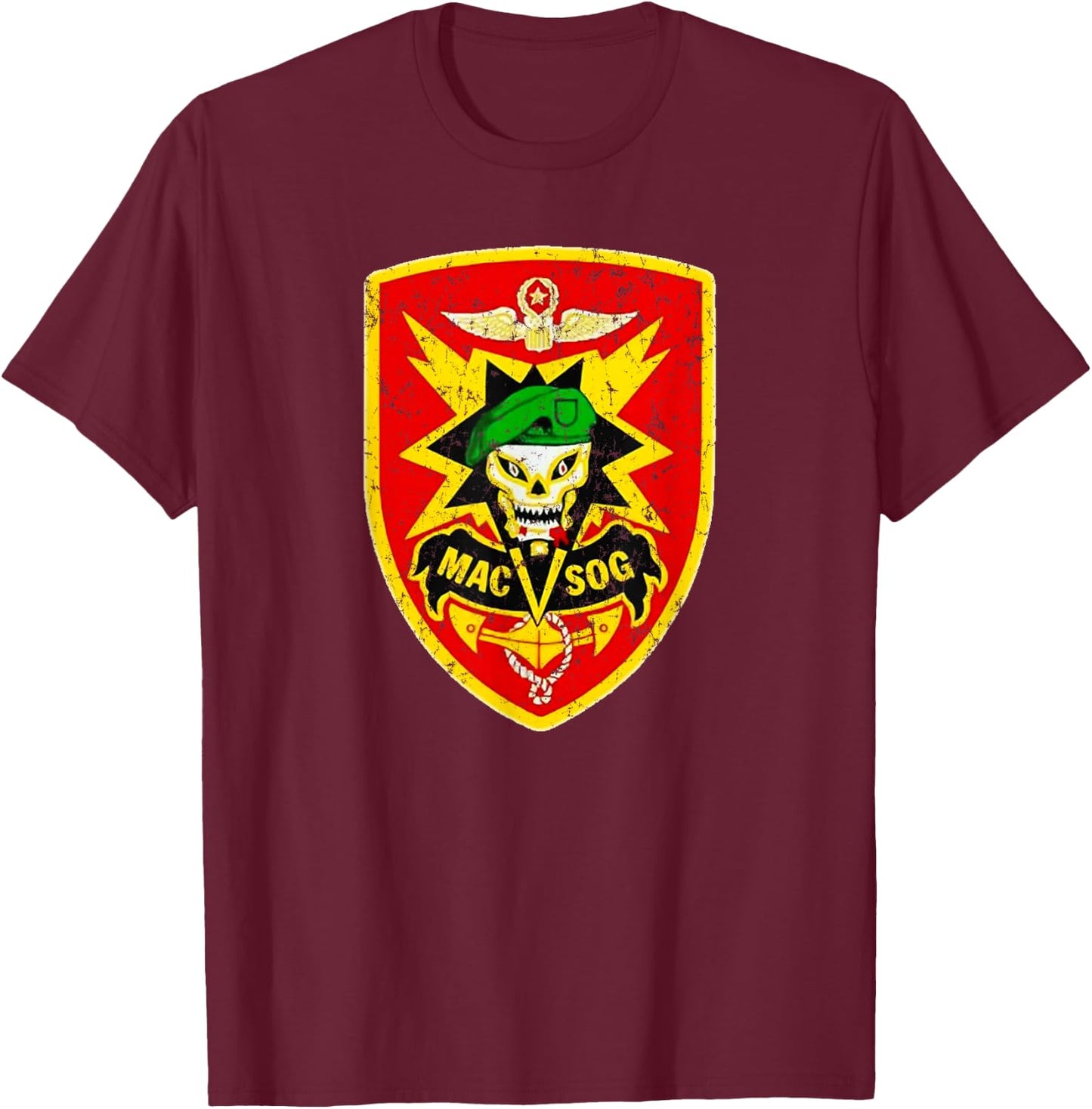 Macv Sog T-Shirt - T-Shirt | Maroon