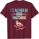 Best Birdwatching Art Women Birding Nerd Bird Lovers T-Shirt - T-Shirt | Maroon