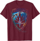 Marvel Guardians of The Galaxy Vol 2 Rainbow Ravager Badge T-Shirt - T-Shirt | Maroon