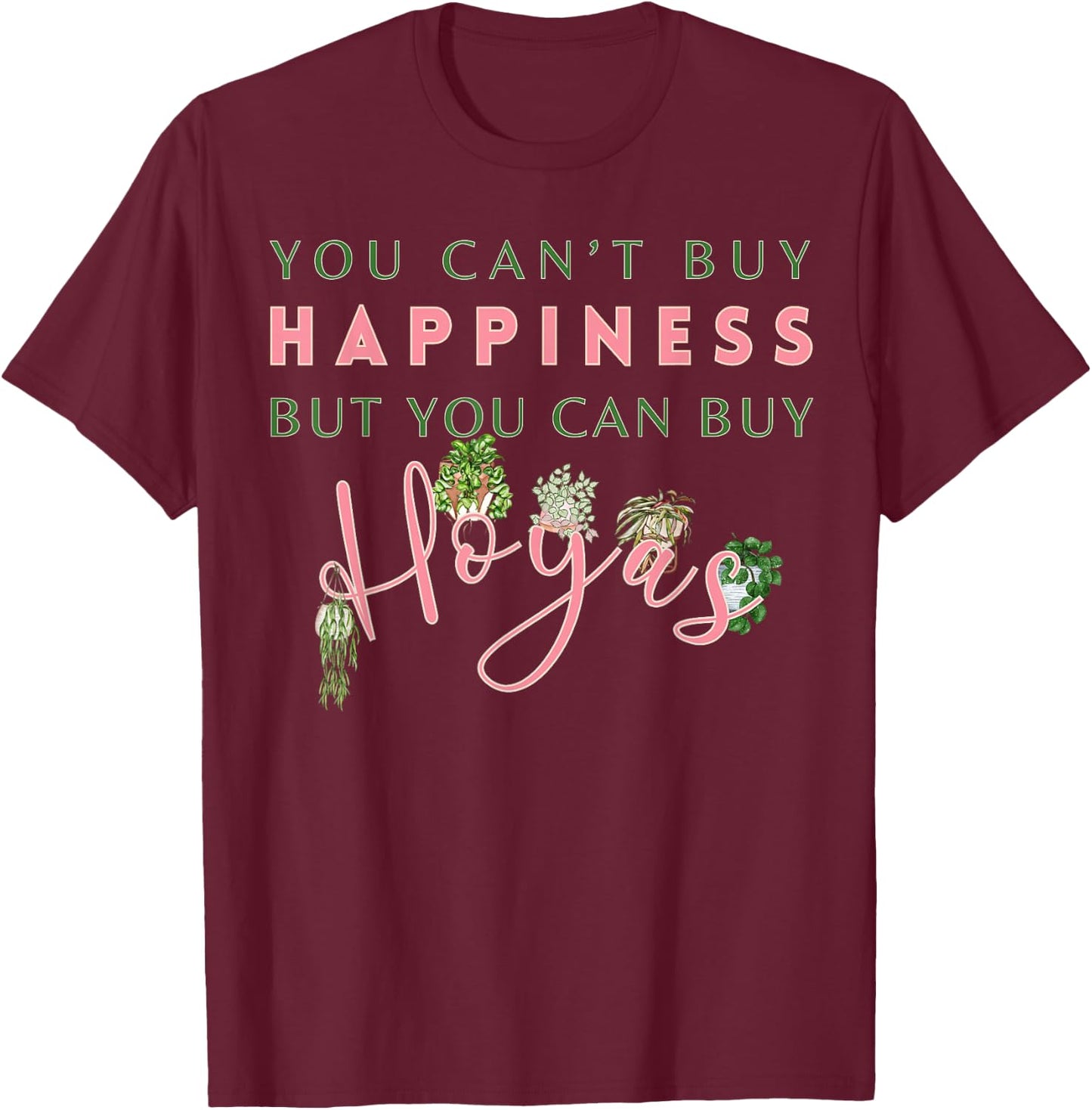 Funny Plant Gardening Lover Indoor Houseplants Hoya Mama T-Shirt - T-Shirt | Maroon