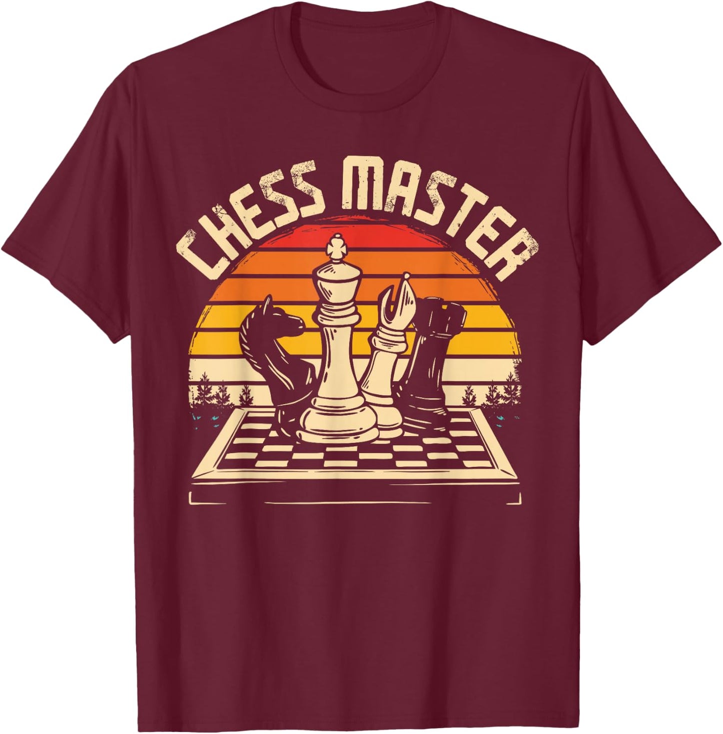 Chess Master T-Shirt - T-Shirt | Maroon