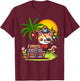 Kwazii Cute Funny Pirate Cat Kids T-Shirt - T-Shirt | Maroon