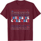 Retro ICU Nurse 4th July Intensive Care Unit Independence T-Shirt - T-Shirt | Maroon