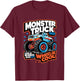 Monster Truck Dad Wheelie Cool Like Normal Dad T-Shirt - T-Shirt | Maroon