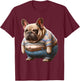 Hilarious Chunky French Bulldog for Fat Dog Lovers T-Shirt - T-Shirt | Maroon